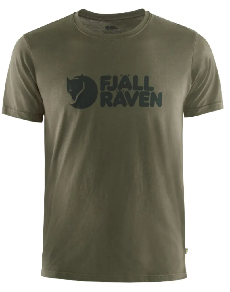 Fjäll Räven Logo T-shirt, Dark Olive