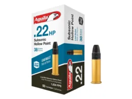 22 LR Aguila Subsonic Hollow Point 38gr/2,46g CP HP