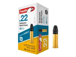 22 LR Aguila Subsonic Solid Point 40gr/2,59g Lead Bullet