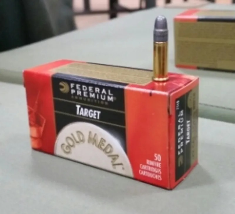 22 LR Federal Premium Gold Medal 40 grain/2,59g Solid