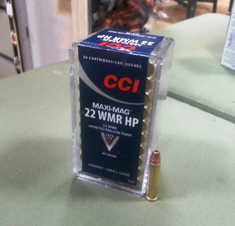22 WMR CCI Maxi-Mag HP 2,59 g 40 grain JHP