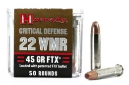 22 WMR Hornady Critical Defense FTX 45 grain