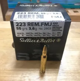 223 REM S&B FMJ 3,6g (100ks)