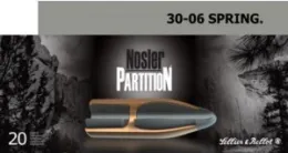 30-06 spr. S&B Nosler Partition 11,7g