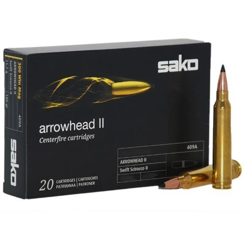 300 WSM Sako Arrowhead II Swift Scirocco II 11,7 g