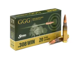 308W GGG HPBT Sierra MatchKing 168gr/10,89g