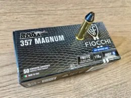 357 Magnum Fiocchi Black Mamba FMJTC 110gr