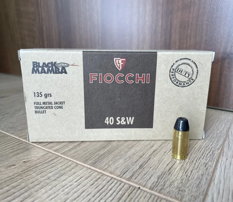 40 S&W Fiocchi Black Mamba FMJTC 135gr