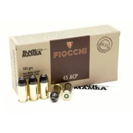 45 ACP Fiocchi Black Mamba FMJ 185gr