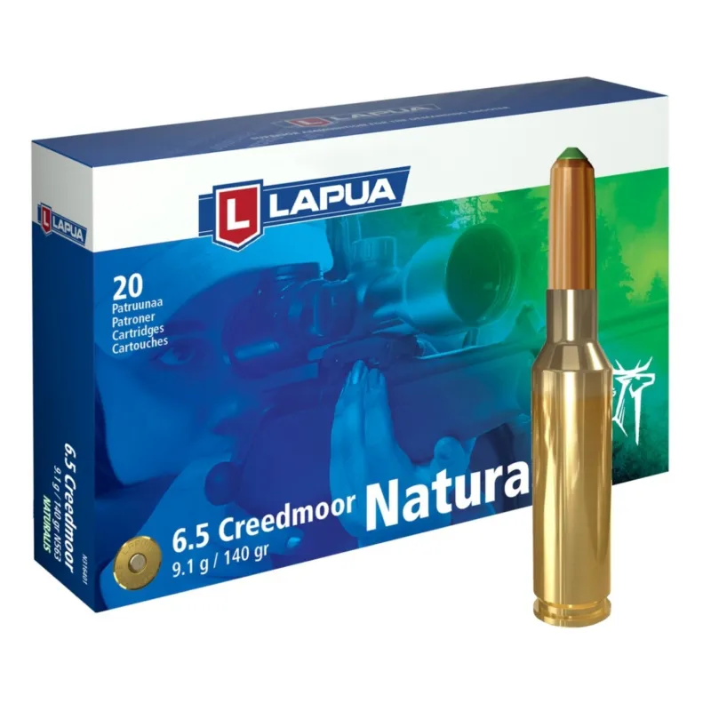 6,5 Creedmoor Lapua Naturalis 9,1g/140 grain