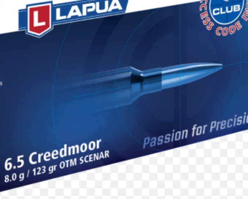 6,5 Creedmoor Lapua OMT Scenar 8,0g/123 grain