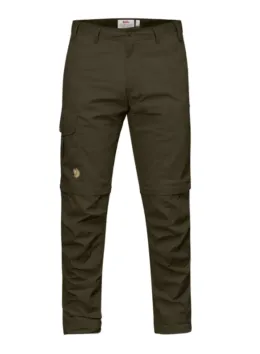 Fjäll Räven Karl Pro Zip off Dark Olive vadásznadrág