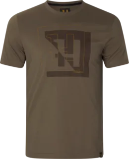 Härkila H-logo S/S T-Shirt Major Brown póló