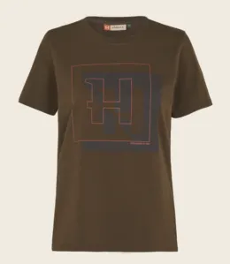Härkila H-logo S/S t-shirt W Willow Green női póló