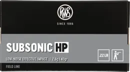22 LR RWS Subsonic HP 2,6g