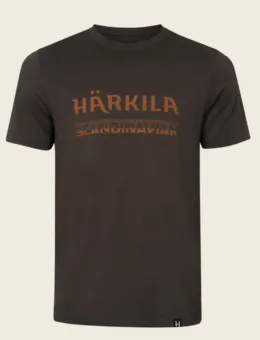 Tričko Härkila Scandinavian S/S T-shirt Shadow Brown