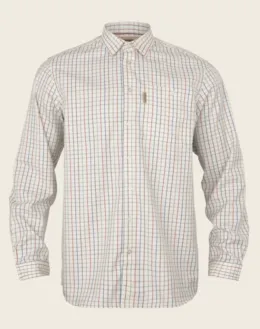 Härkila Haywood Wool Blend L/S Shirt Arabian Spice Check férfi ing