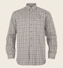 Härkila Milford Shirt Blue/Beige Check férfi ing