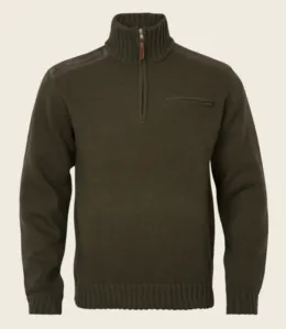 Härkila Annaboda WSP knit half zip, Demitasse Brown pulóver