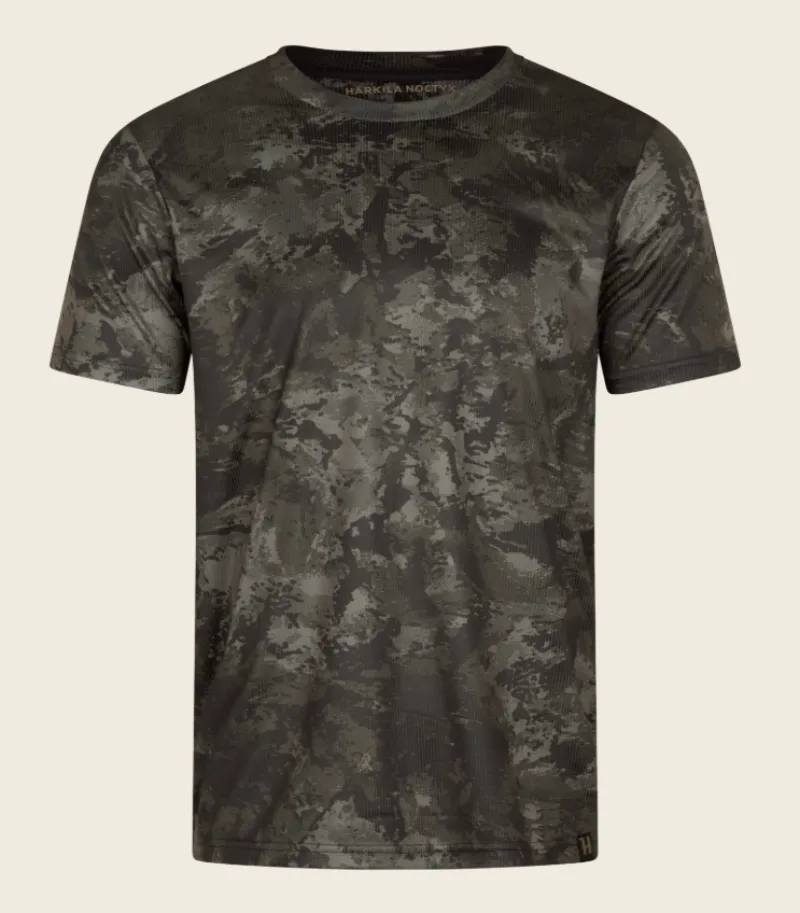 Härkila Noctyx Camo S/S T-shirt AXIS MSP Black póló
