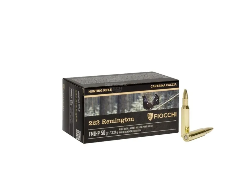 Strelivo Fiocchi 222 Rem. FMJ HP 3,24g/50gr