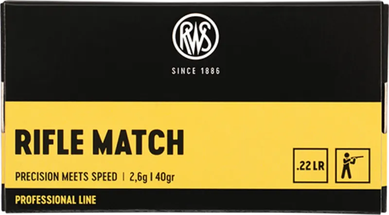 22 LR RWS Rifle Match 2,6g
