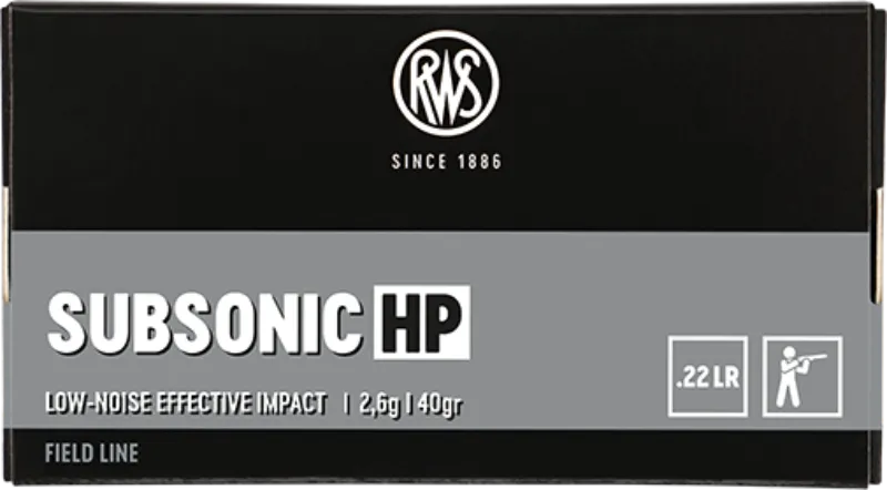 22 LR RWS Subsonic HP 2,6g