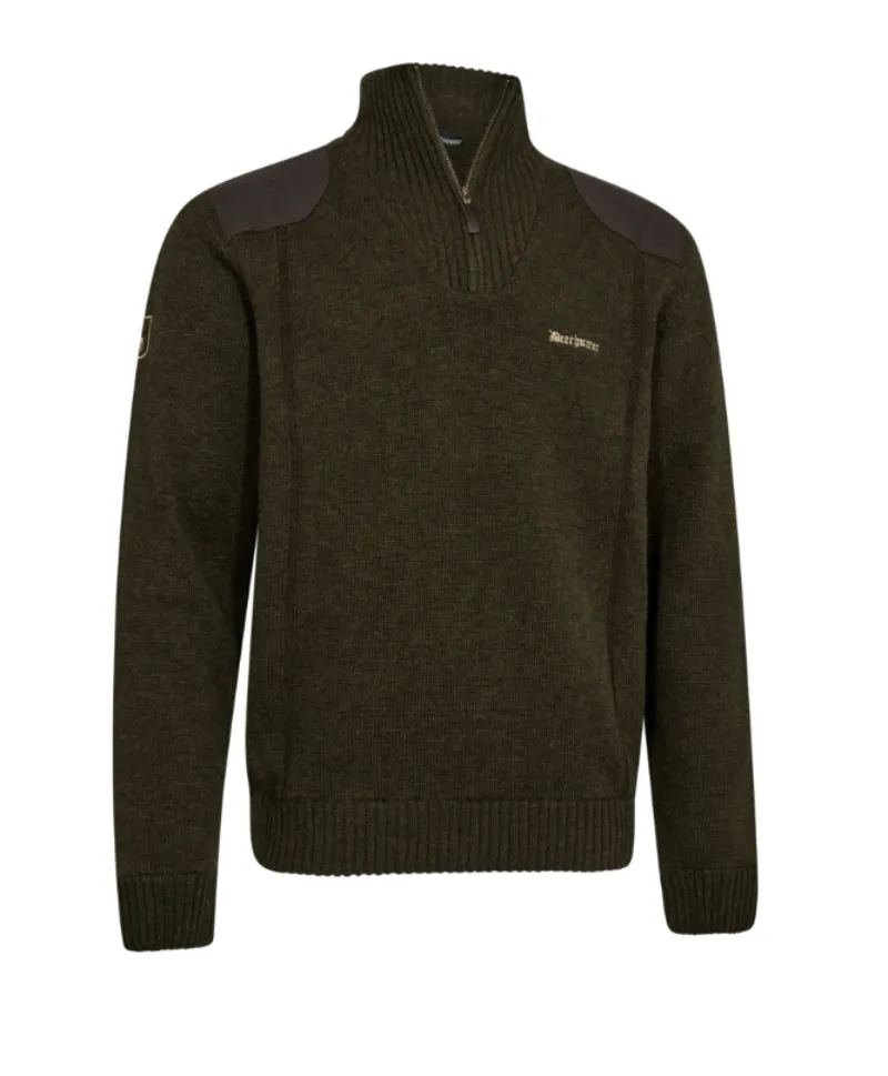 Deerhunter Finley 1/2 Zip Knit pulóver