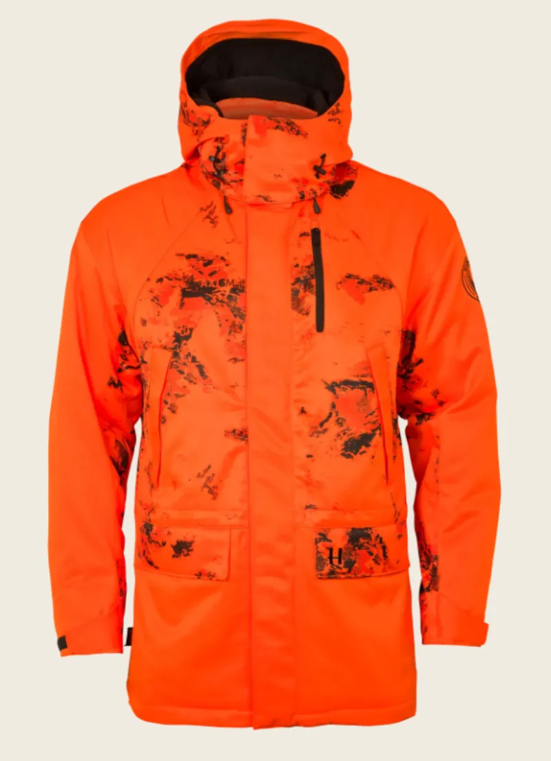 Bunda Härkila Wildboar Pro Blaze Camo HWS Insulated Jacket Axis MSP CE Orange