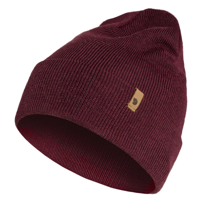 Čiapkja Fjäll Räven Classic Knit Hat Dark Garnet