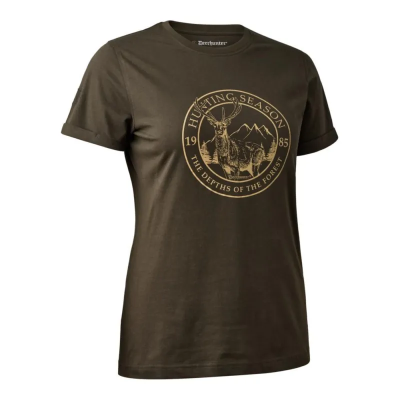 Dámske tričko Deerhunter Ella T-Shirt 353 (Adventure green)