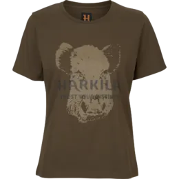 Härkila Wildboar S/S T-shirt W Willow Green női póló