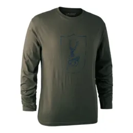 Tričko s dlhým rukávom Deerhunter Logo T-shirt 8849-378