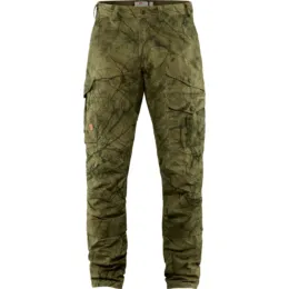 Poľovnícke nohavice Fjäll Räven Barents Pro Hunting Trousers Green Camo- Deep Forest