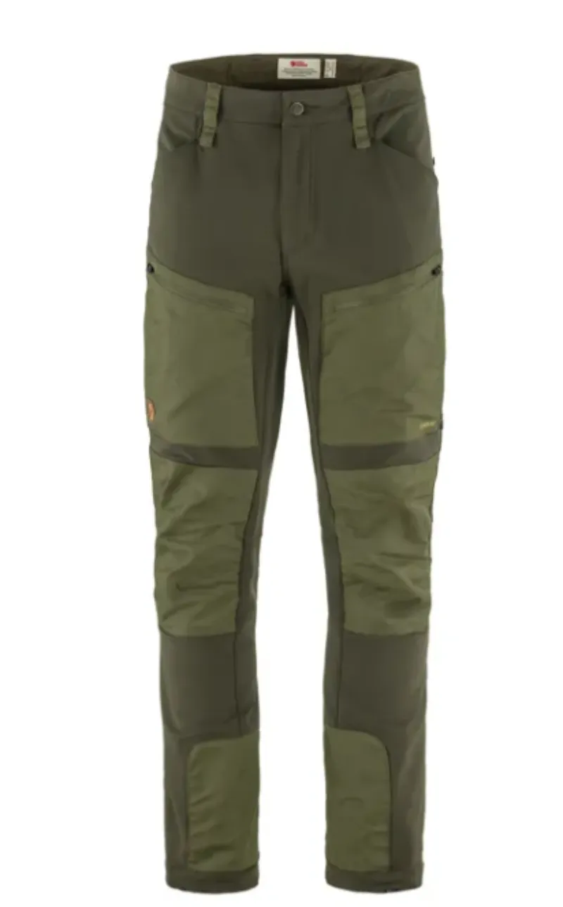 Nohavice Fjäll Räven Keb Agile Winter Trousers Deep forest/Laurel green