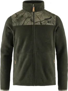 Fjäll Räven Lappland Fleece Laurel Green-Green Camo flísz szvetter