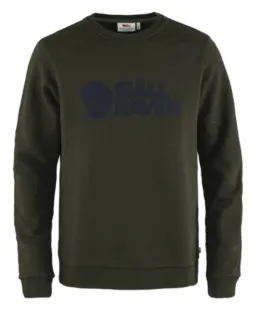 Fjäll Räven Logo Sweater Deep Forest pulóver