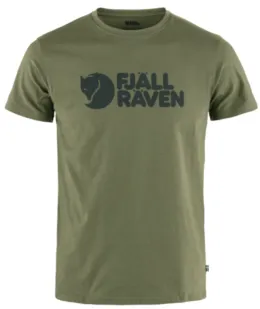 Fjäll Räven Logo T-shirt, Laurel Green 625