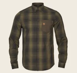 Härkila Akkan LS Shirt Willow Green/Shadow Brown ing