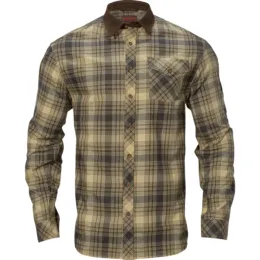 Härkila Driven Hunt Flannel Shirt Light Teak Check vadászing