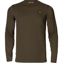 Härkila Forest Hunter L/S T-Shirt Hunting green/Shadow brown vadászpóló