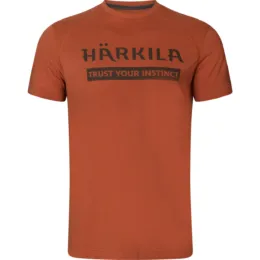 Härkila Logo S/S T-shirt Spice póló