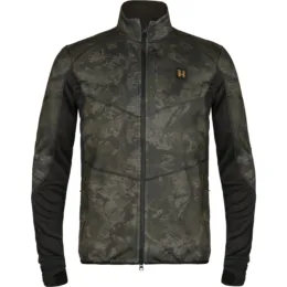 Härkila Noctyx Camo Fleece Jacket Axis MSP Black/Black fleece szvetter