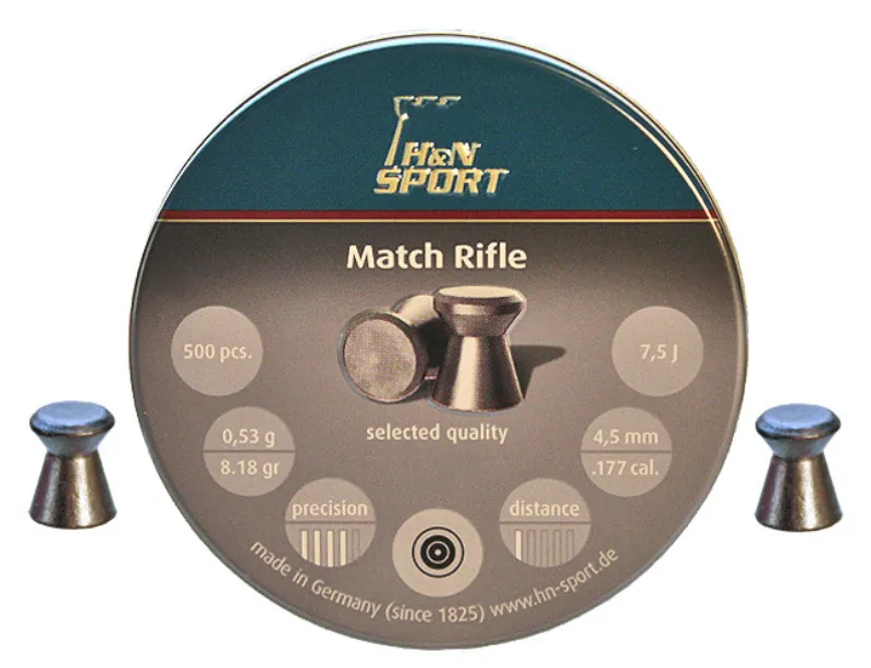 H&N Sport Match Rifle 4,5 mm 0,53 g 500 ks