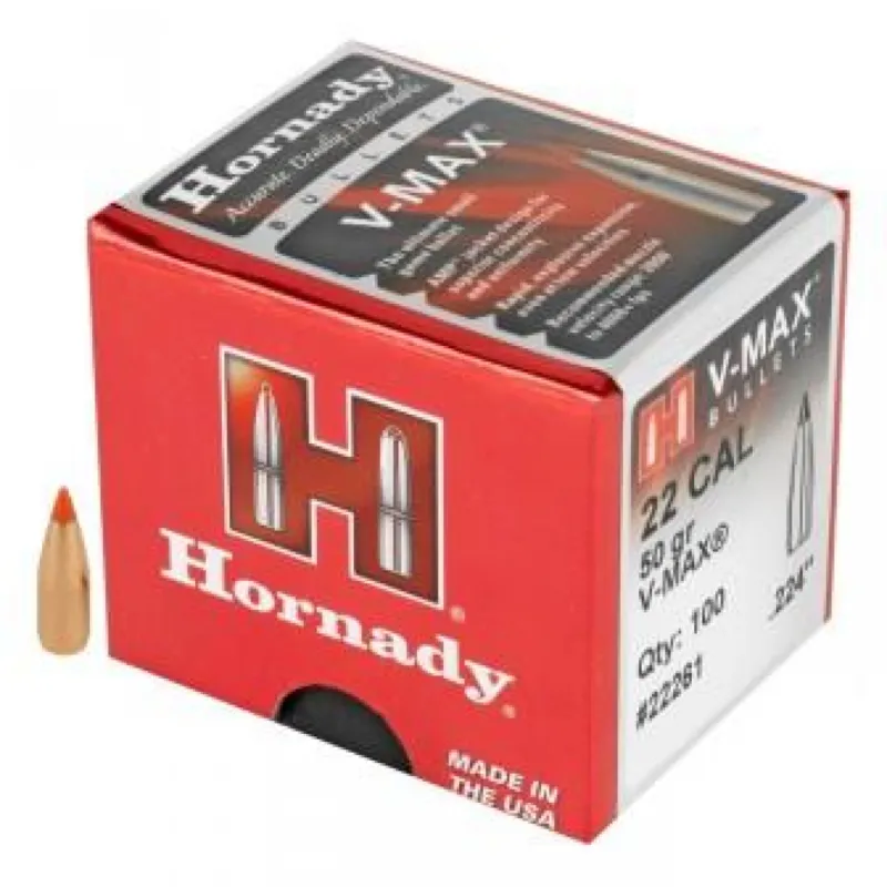 Hornady .224 (.22) V-Max 50gr