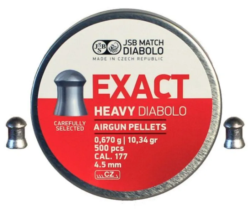 Diabolky JSB Exact Heavy Diabolo, 4,52 mm