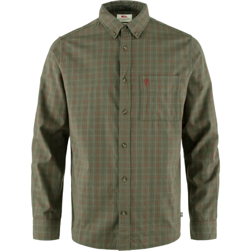 Fjäll Räven Sörmland Light Flannel Shirt Laurel Green/Light Olive ing