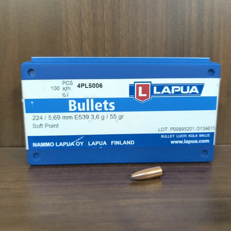 Lapua .224 (5,69) E539 55,0gr SP, 100ks