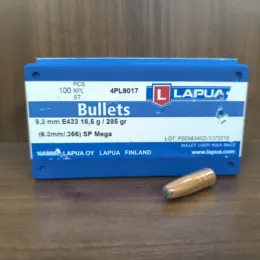 Lapua 9,3mm E433 18,5g SP Mega, 100ks