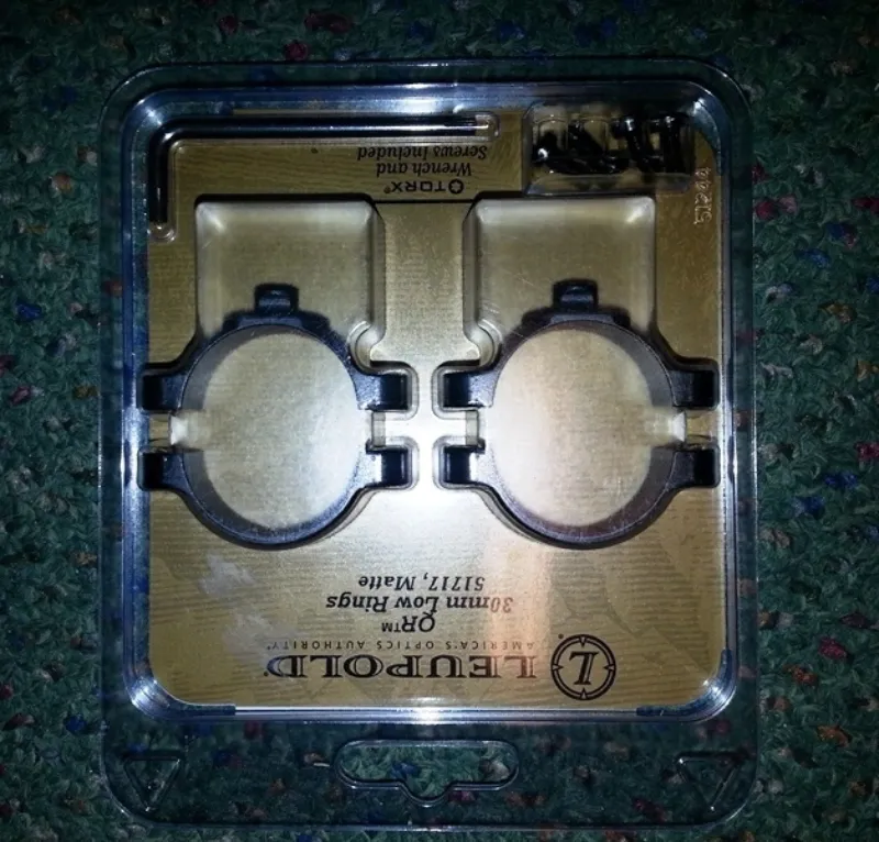 Leupold QR Low szerelékgyűrűk, Matte, 30 mm